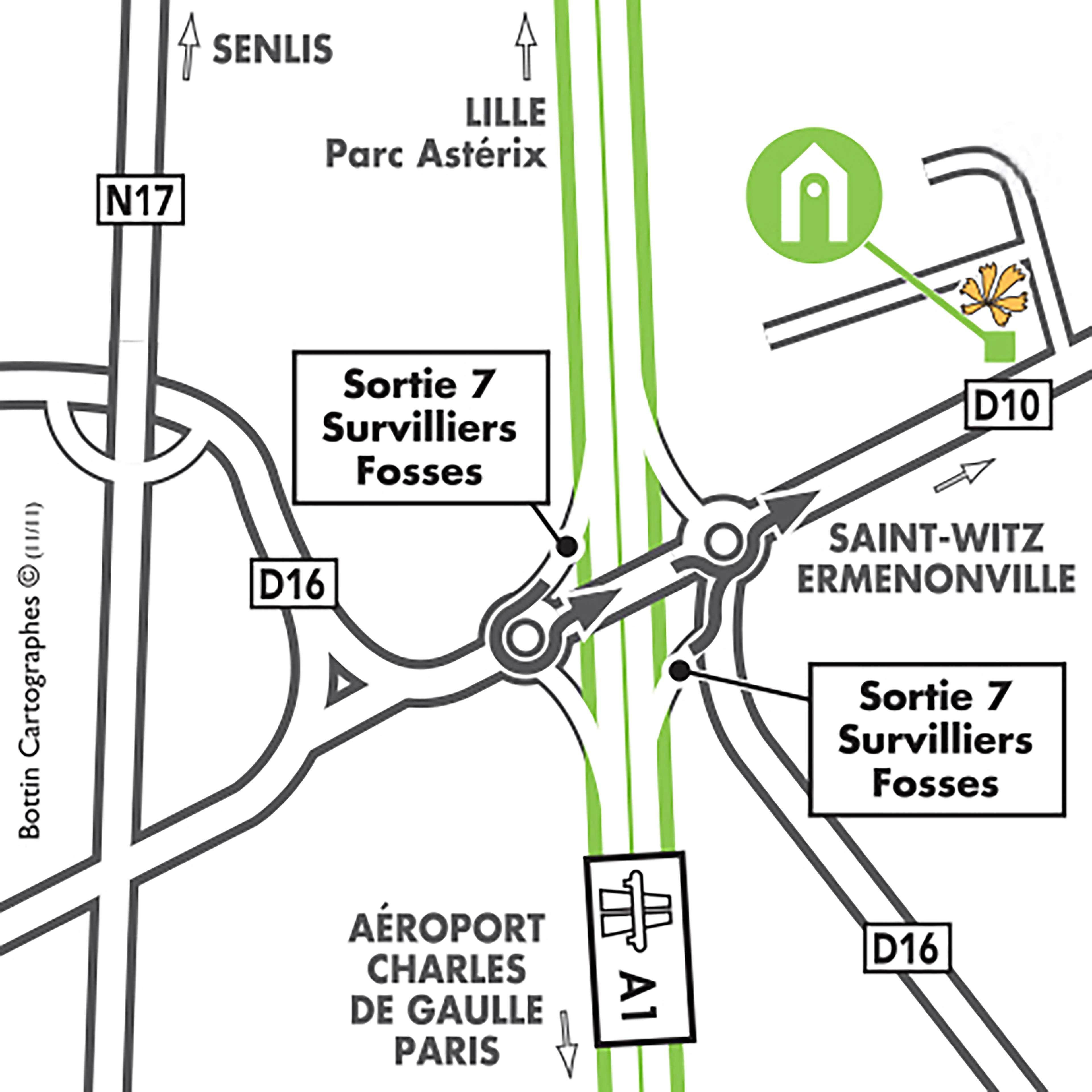 B&B Hotel Roissy - Saint Witz Ex-Campanile Roissy - Saint Witz Екстериор снимка